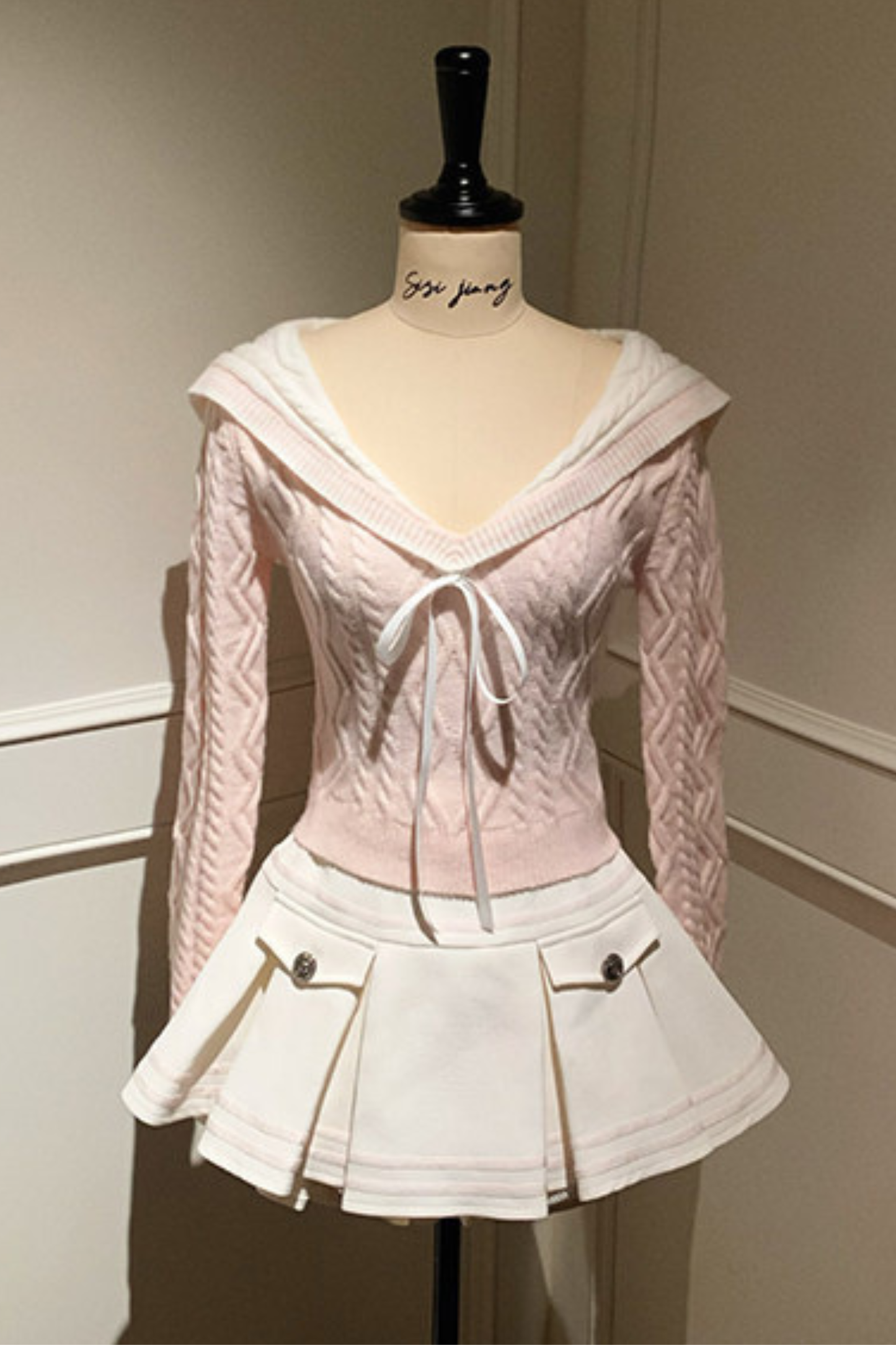 Sweet Sailor Knit + Skirt