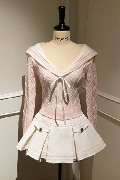 Sweet Sailor Knit + Skirt