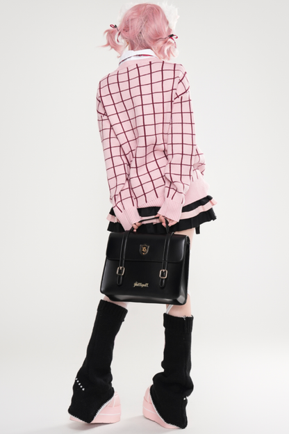 Campus Comic Check Tops