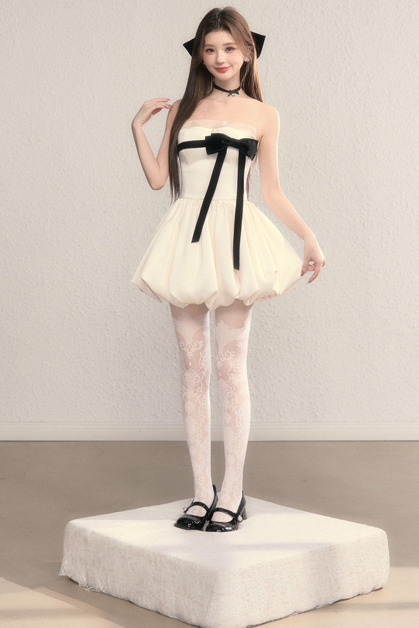 ピュアガールバルンオフショルダードレス