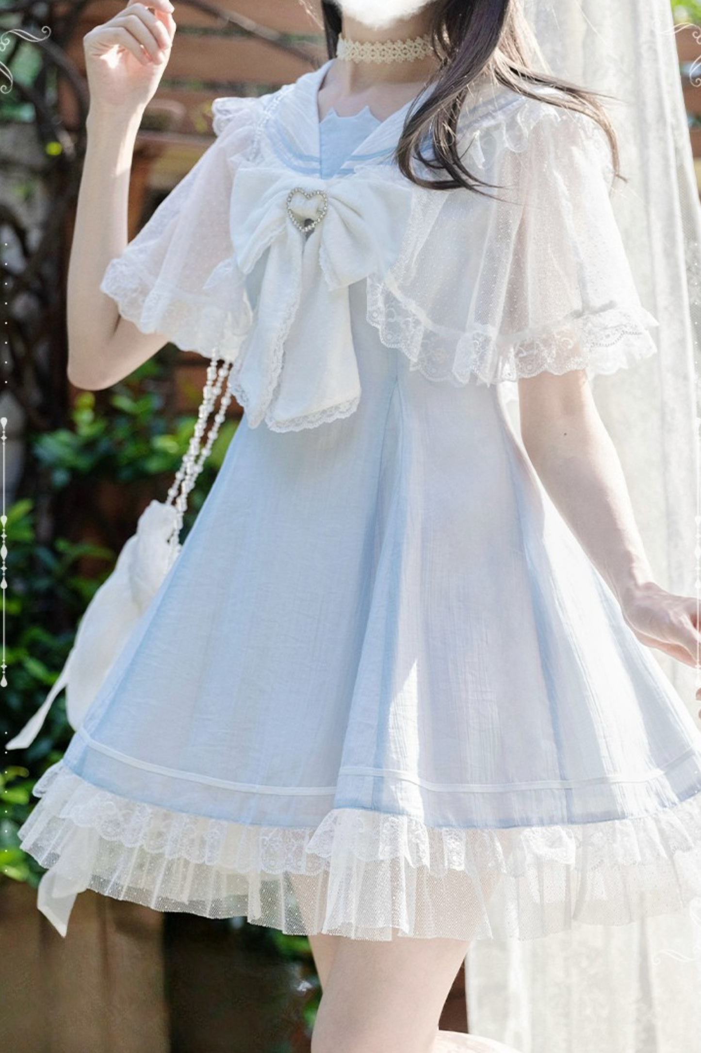 Ice Blue Girly Dress