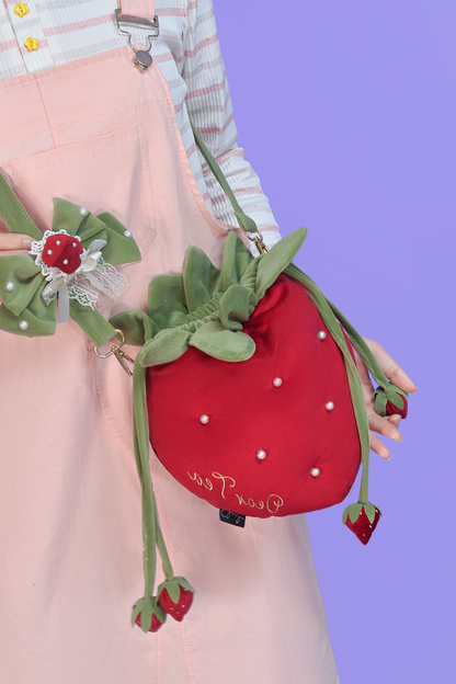 Strawberry Plush Lolita Bag