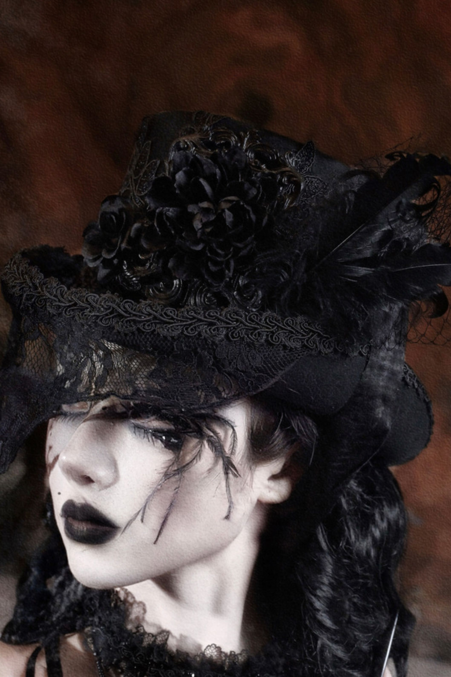 Gothic Style Flat Strap Duke Hat