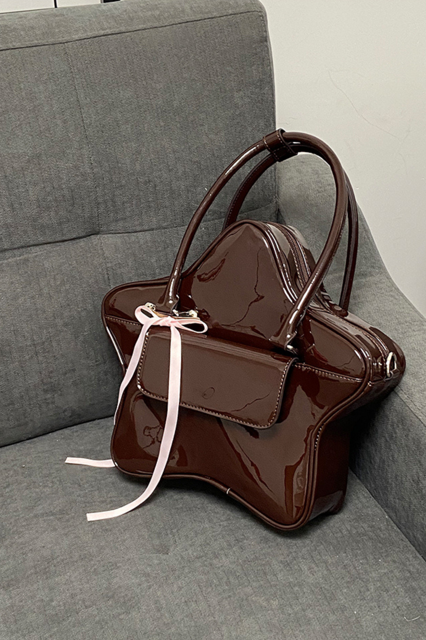 チョコレートスターリボンY2Kバッグ