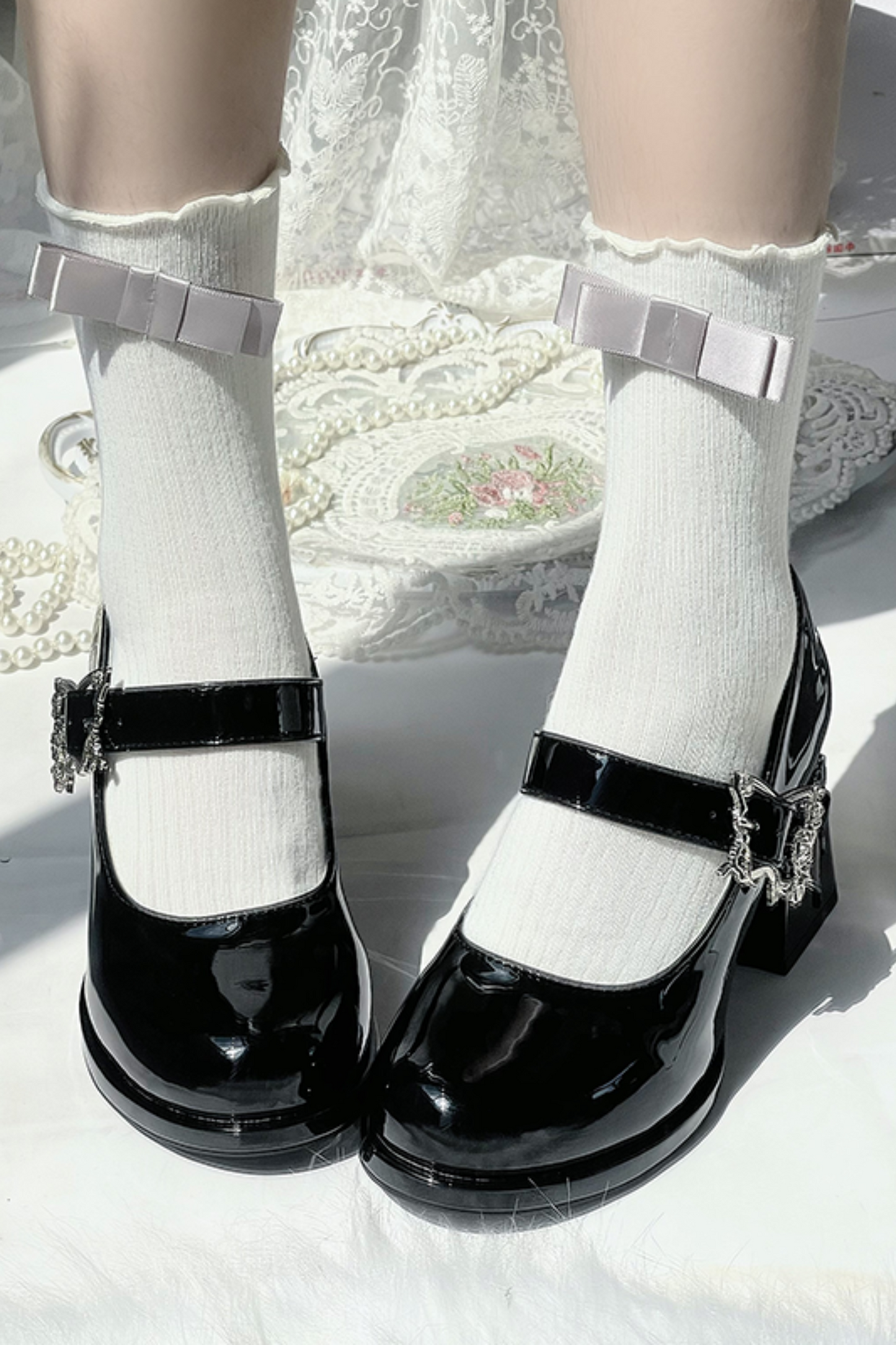 Floating Dreamland Platform Block Heels