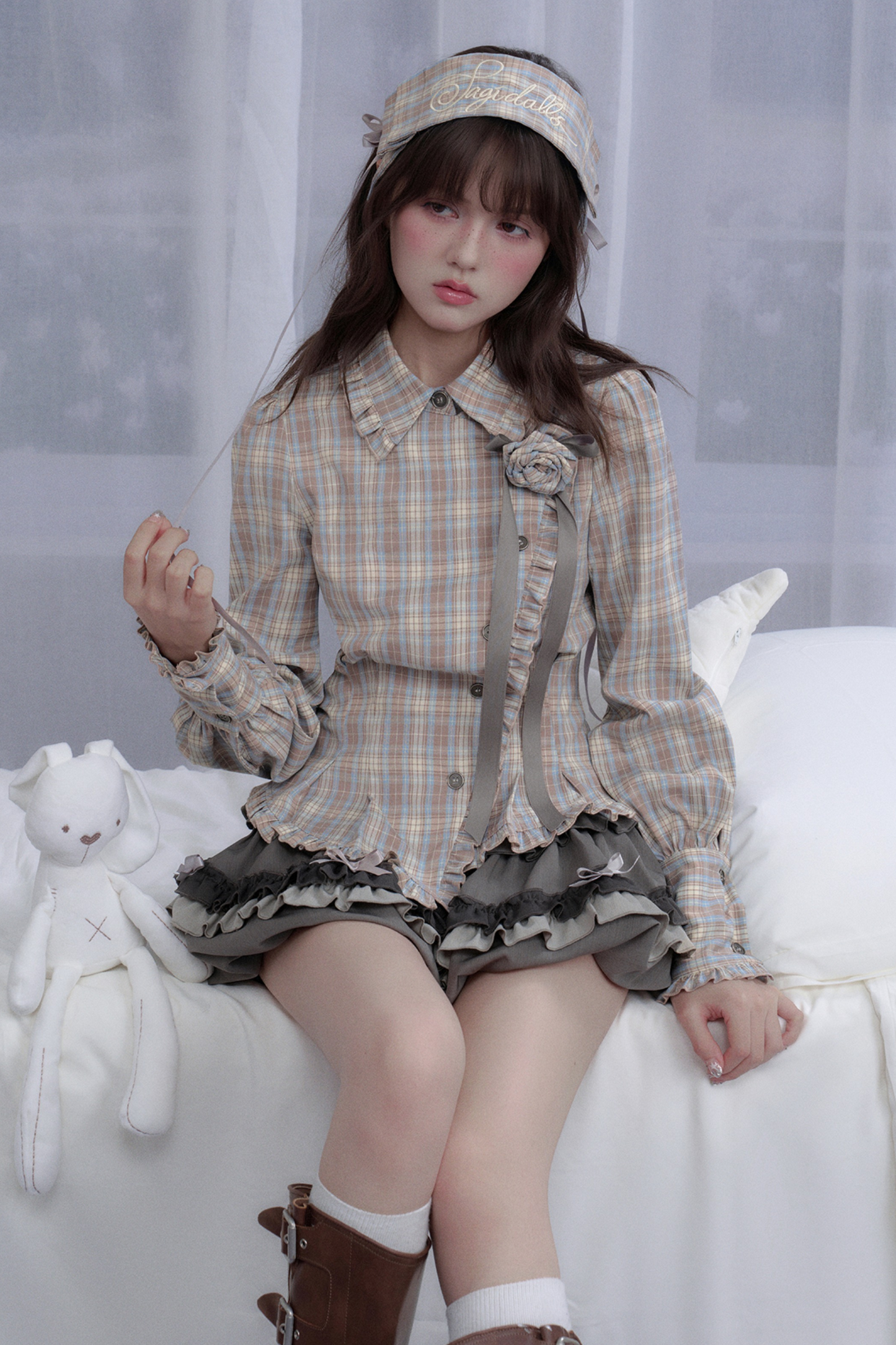 スイートクールリボンバルーンスカート(インナーパンツ付き)