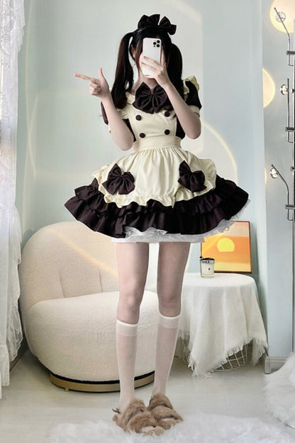 Nijigen Coffee Maid Cosplay Dress