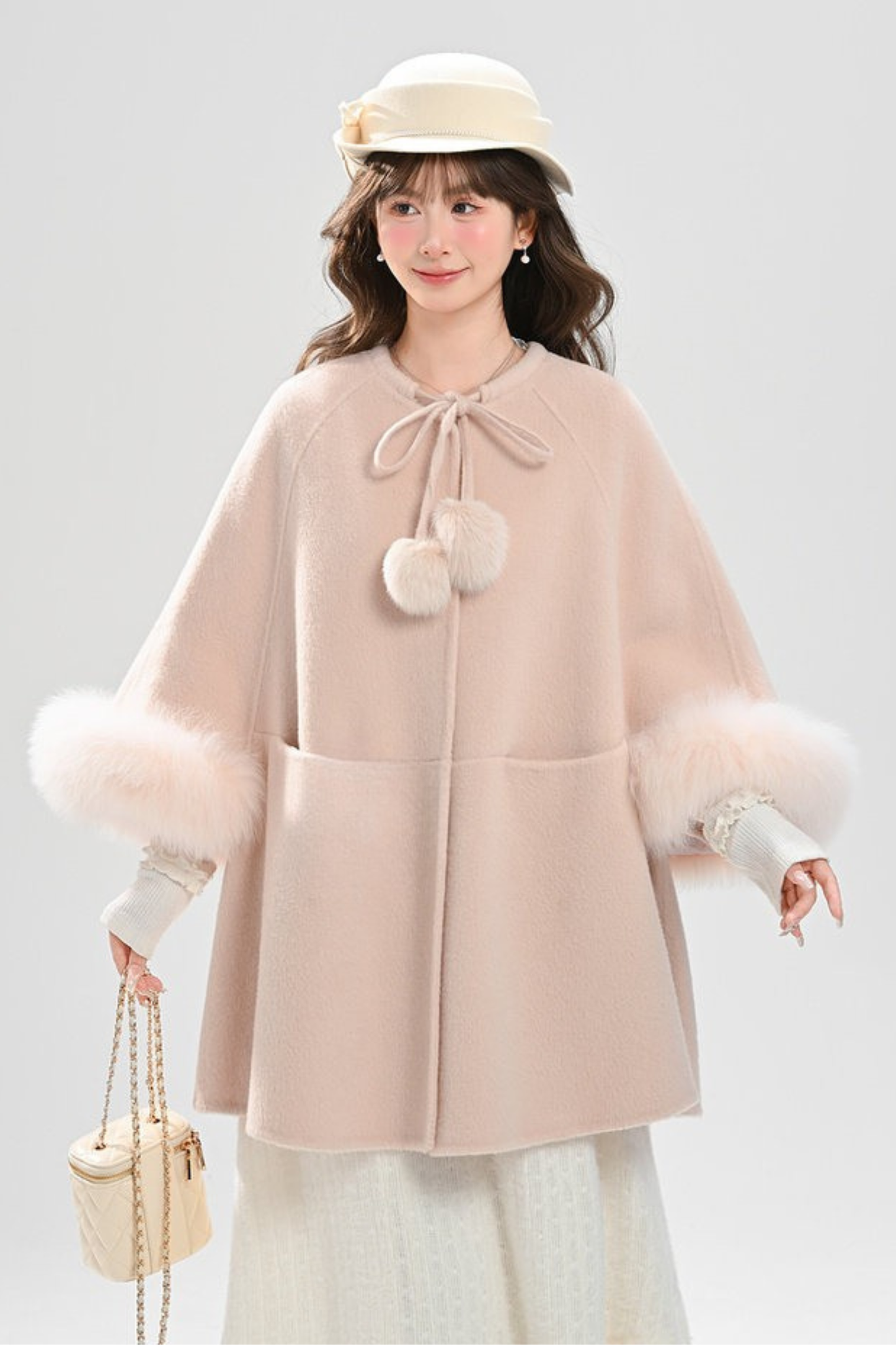 スイートフォックスファーカフコート