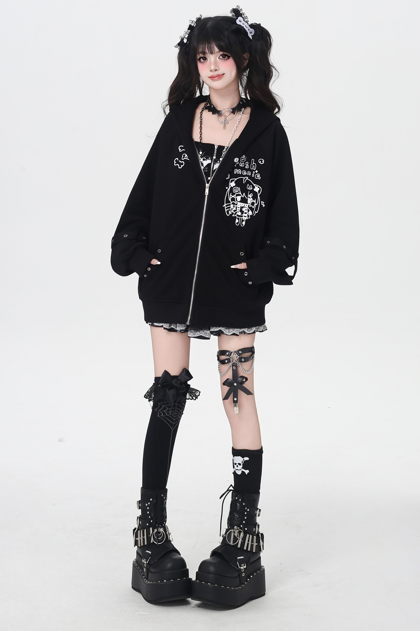 Cat Ear Hood Loose Hoodie