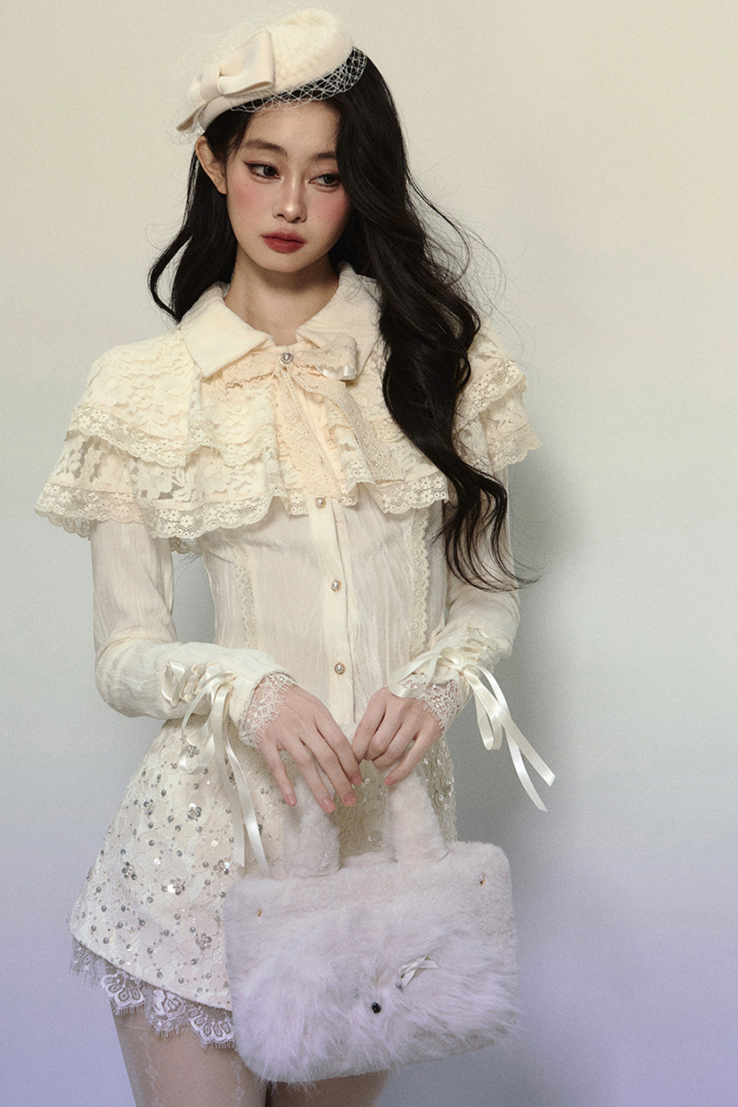 French Lace Elegant Shirt