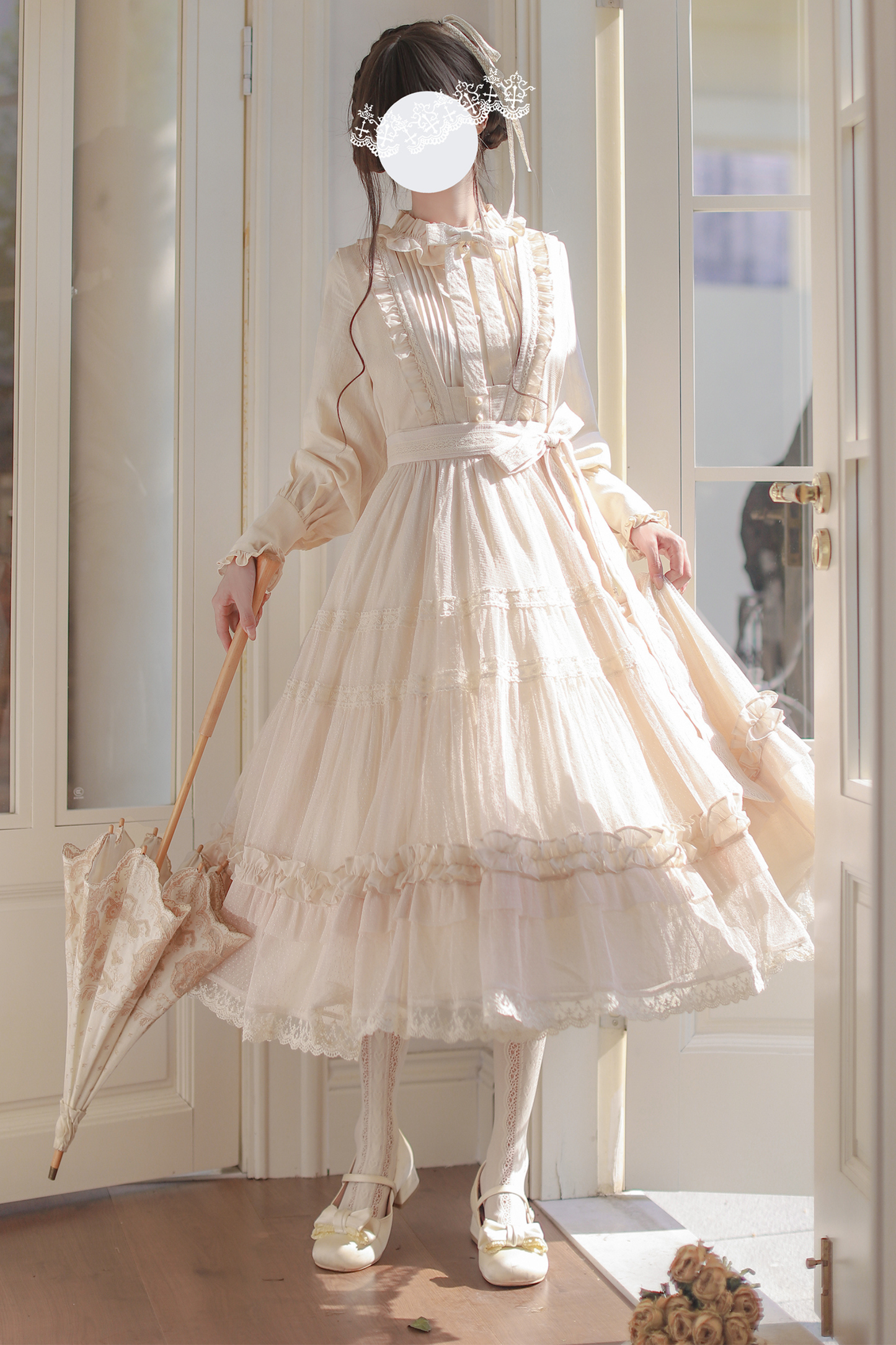 エレガントベストスカート+ブラウス