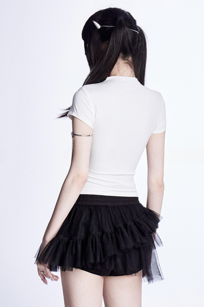 クロス ハーフスリーブ Tシャツ