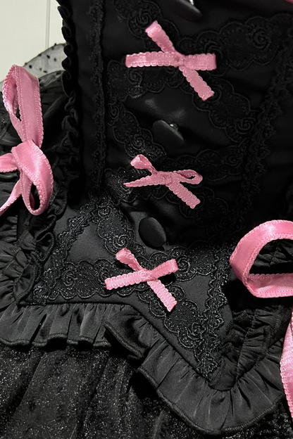 【3月10日予約締切】キャンディハートビートロリータシャツ+ジャンパースカート+ハット+リボン