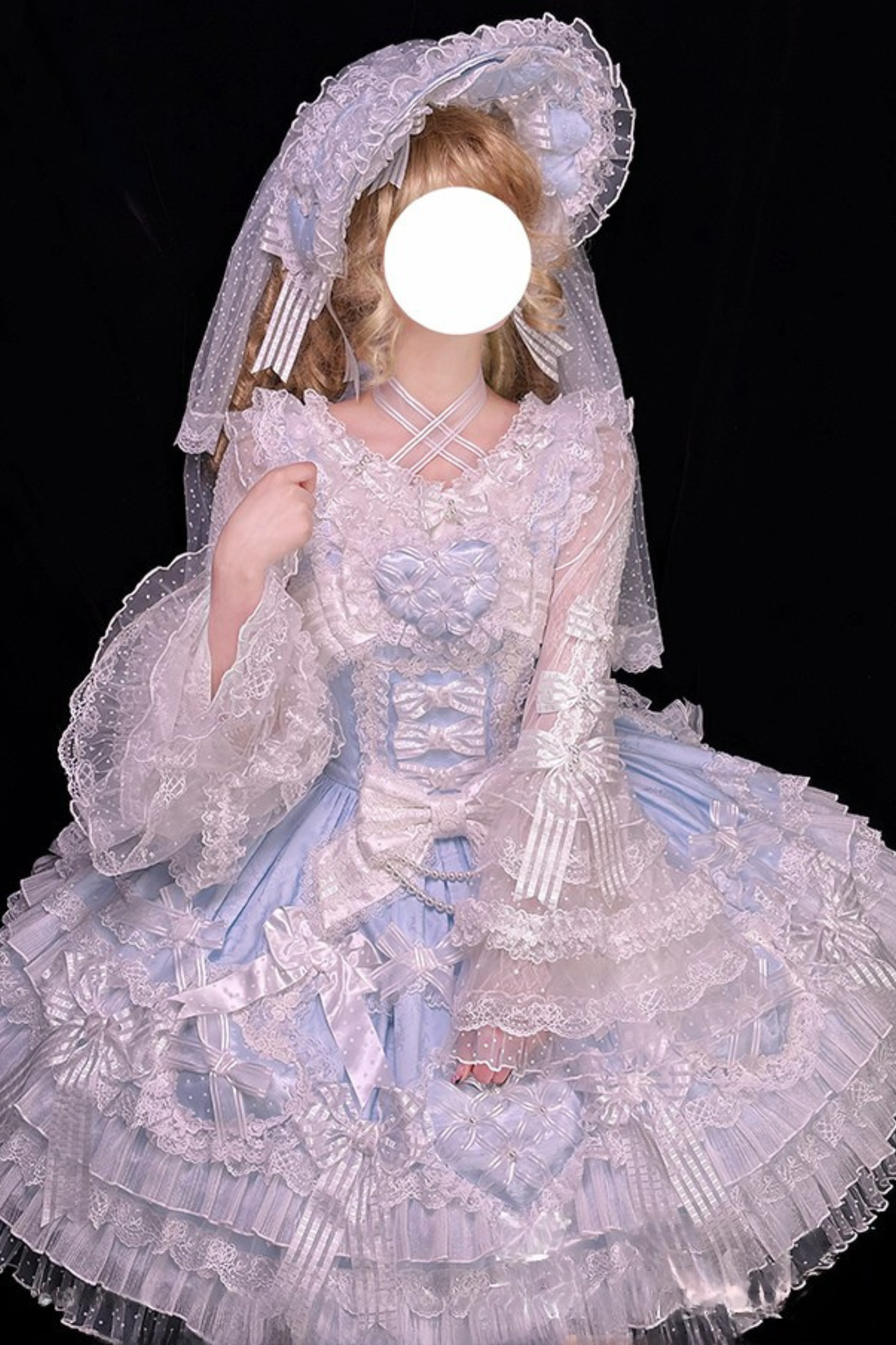 【12月26日予約締切】ピュアスイートローズファンタジーティアードロリータドレス