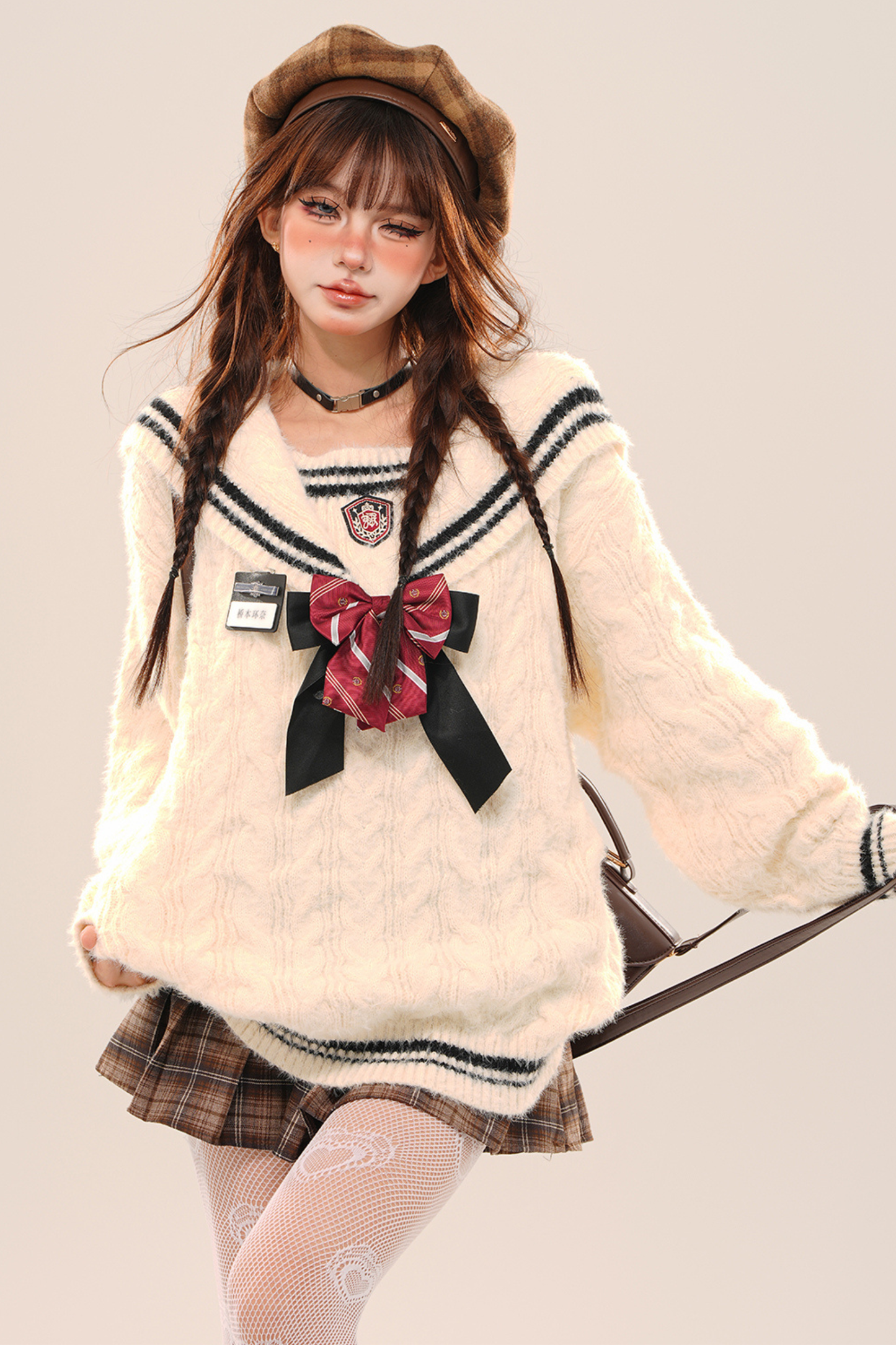 スクールセーラーニット