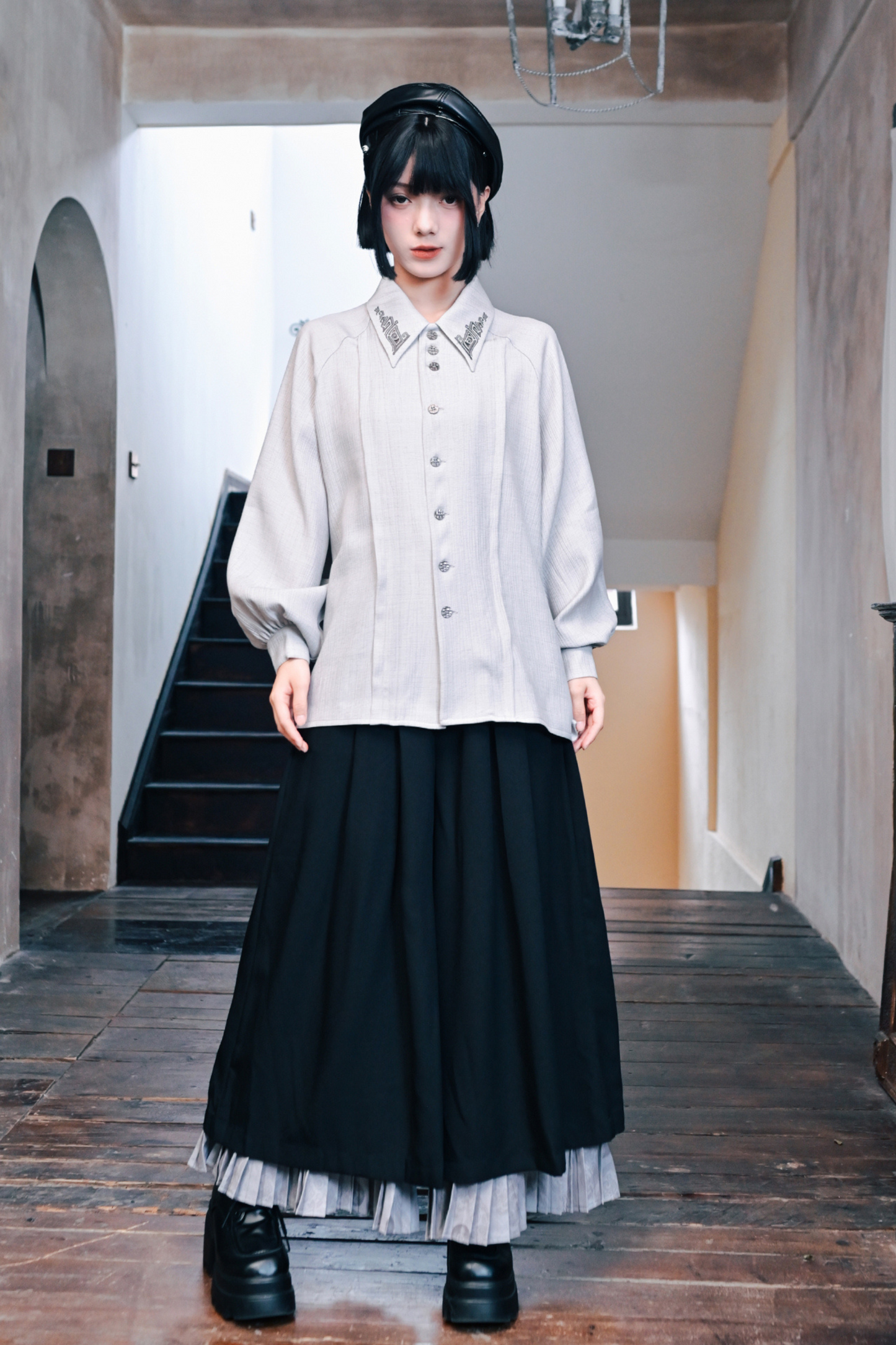 China Lantern Sleeve Shirt