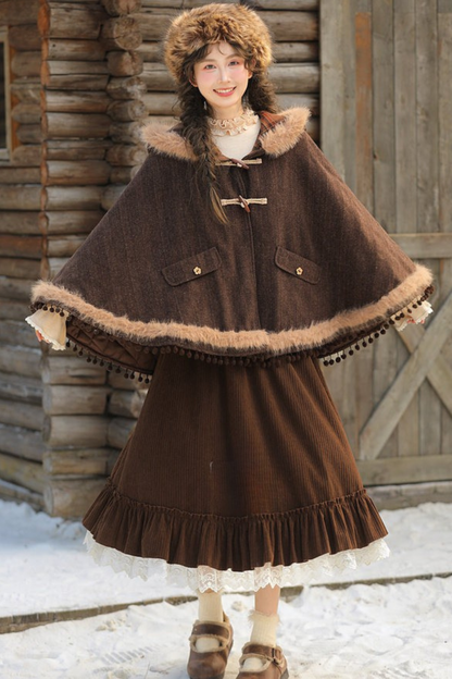 レトロレースフレアスカート