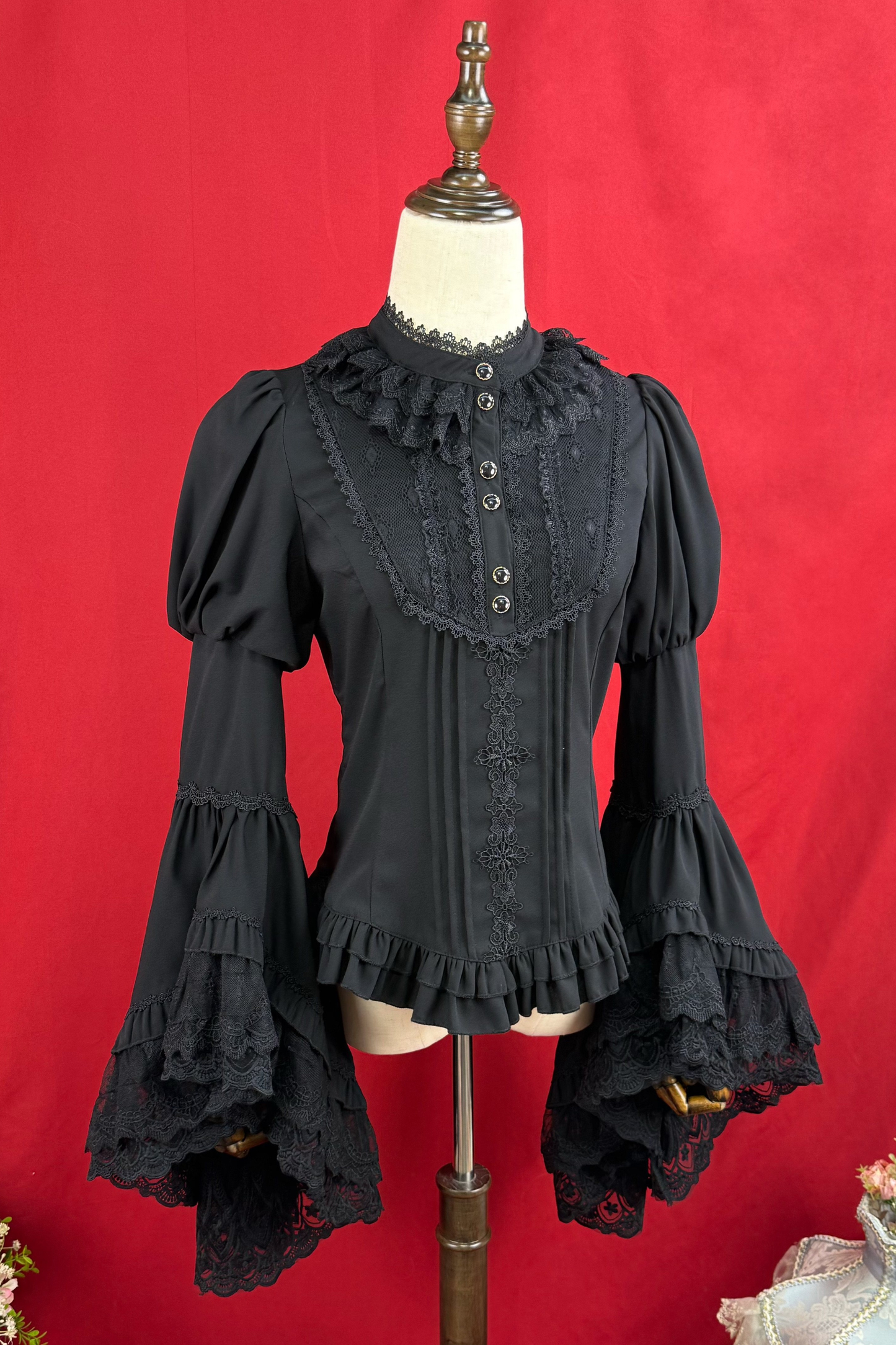 Stand collar princess sleeve Lolita blouse
