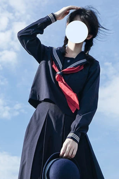 Matrosen-Oberteil + Plisseerock