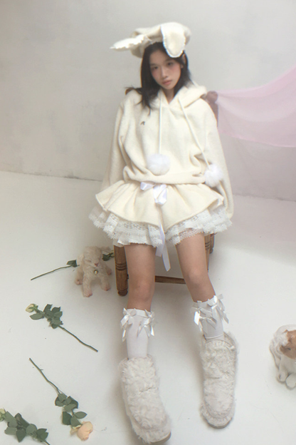 Plush Lace Angel Dress