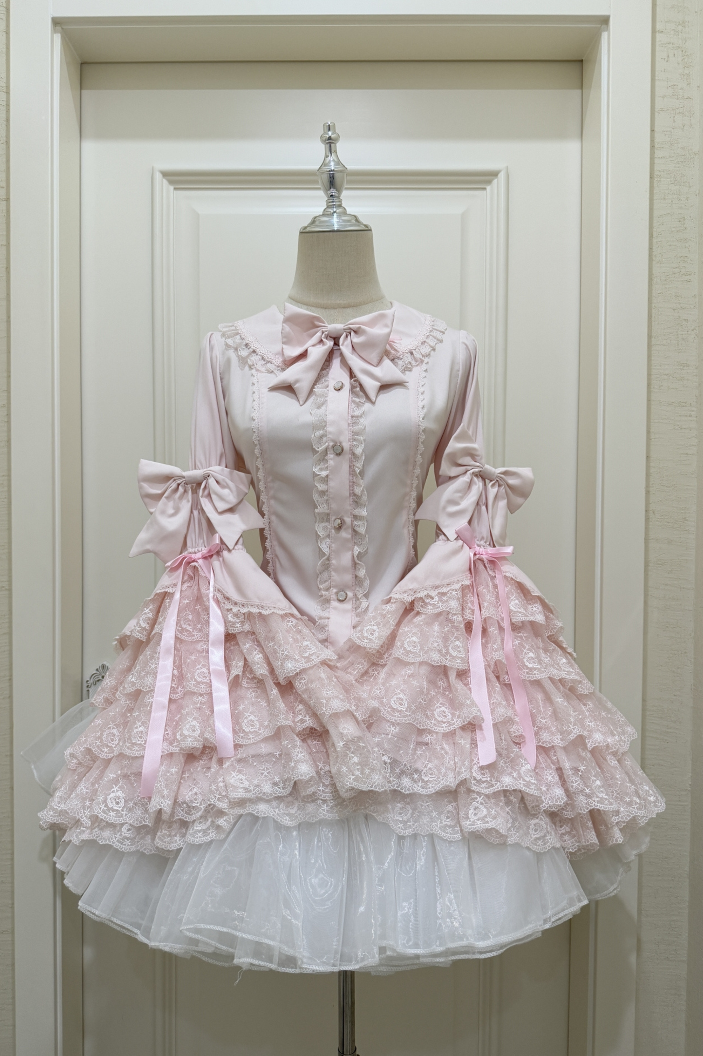 プリンセスリボンフリルスリーブシャツ