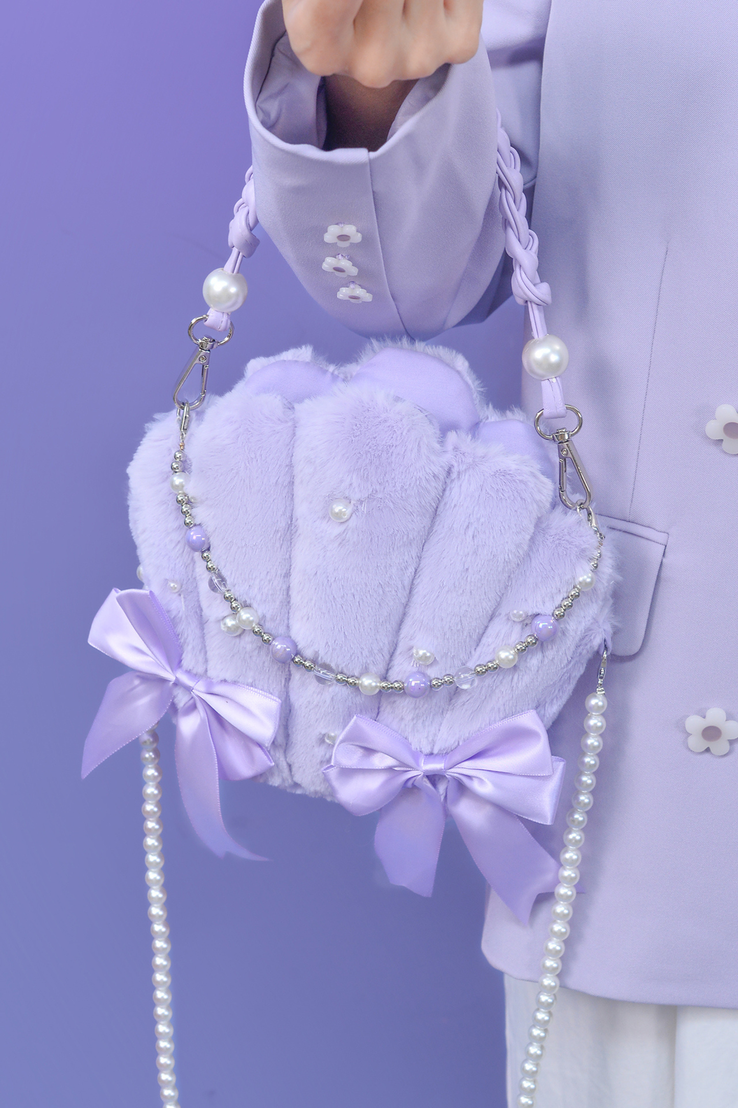 シェルリボンバッグ