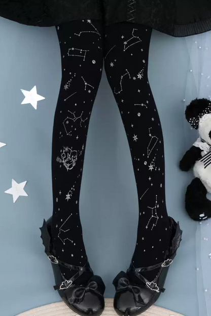 Cat in the Starry Sky x Constellation Lolita Tights