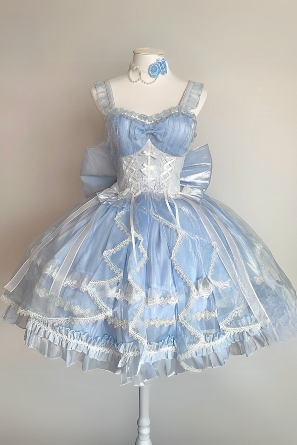 Fantasy Lace-Up Design Princess Lolita Dress