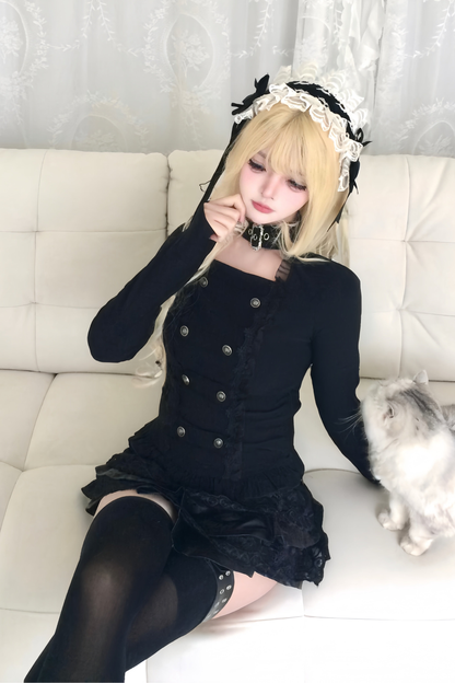 Dark Slim Fit Cardigan