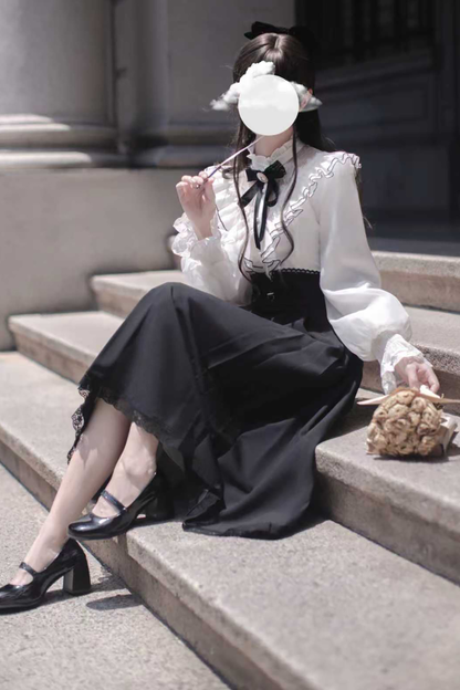 Elegant Sweet Frilled Dress