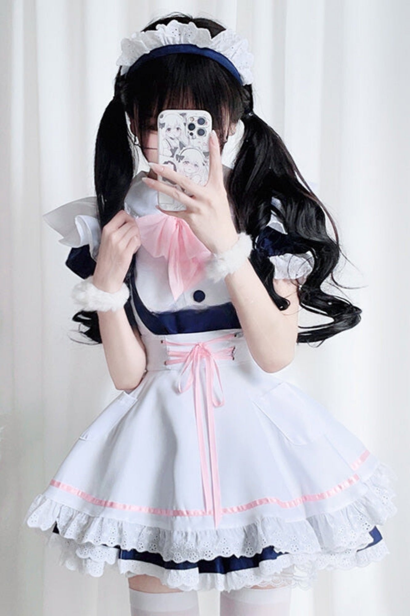 Bow Cat Maid Cosplay Dress