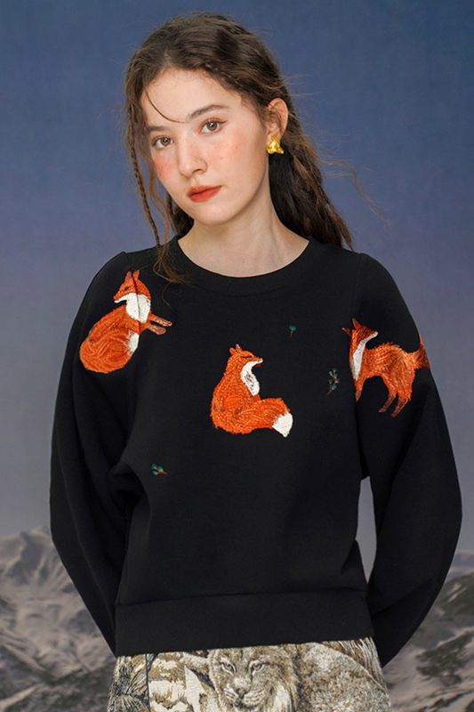 Red Fox Sweatshirt
