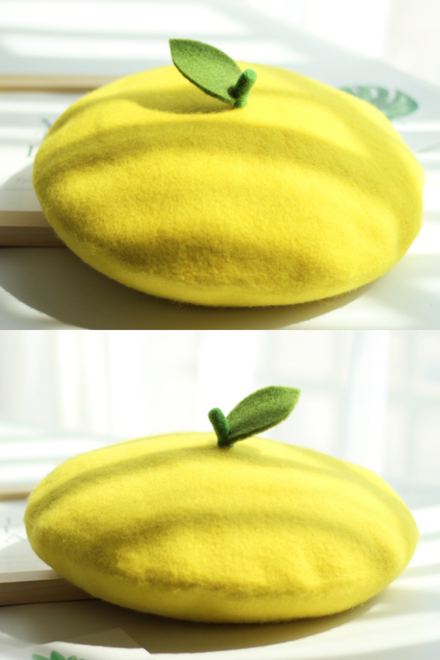 フルーツフェルトベレー帽