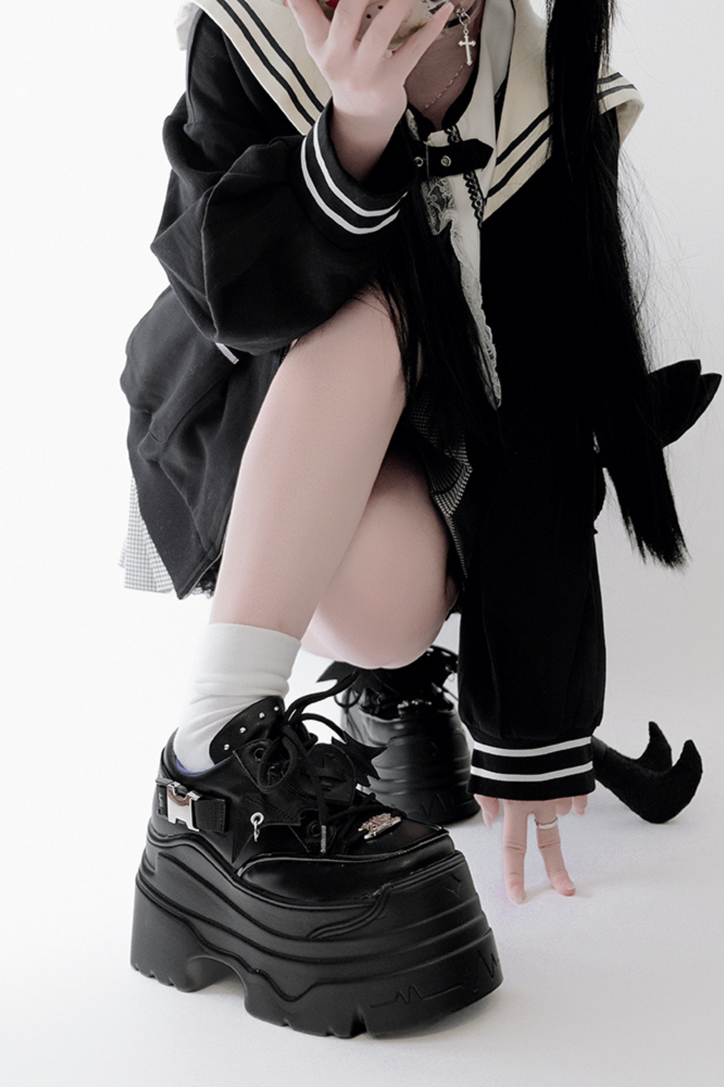 Sweet Cool Muffin Punk Platform Shoes