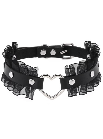 Dark Metal Love Choker