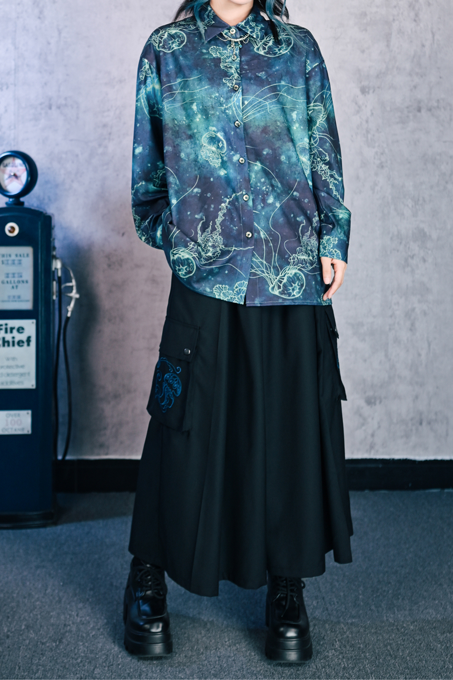 シックワイドレッグパンツ