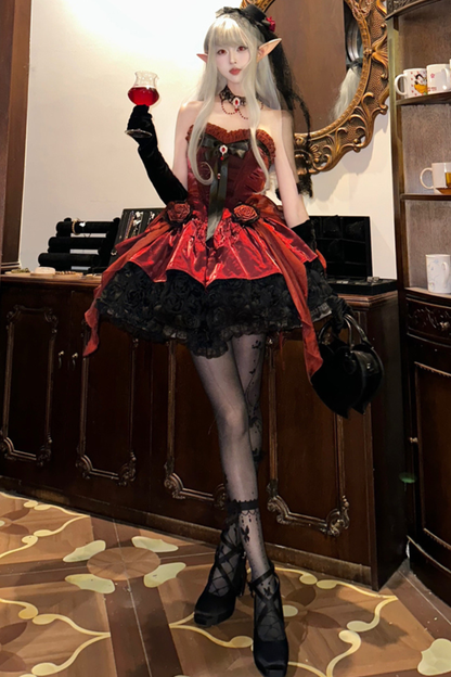 エレガントゴシックドールドレスセット