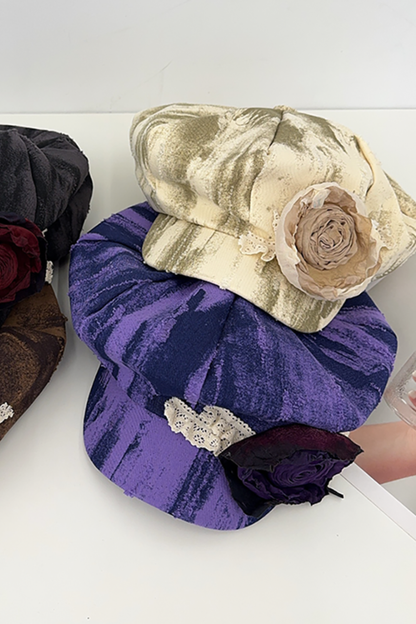 Wizard Rose Newsboy Cap