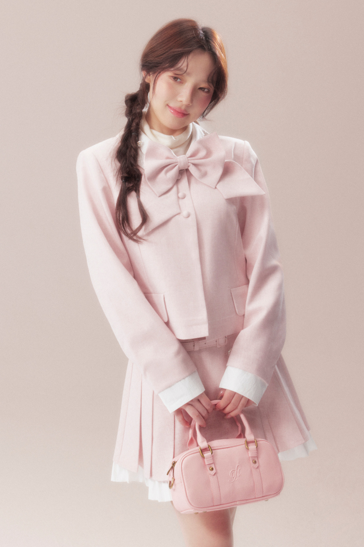 スイートリボンジャケット+プリーツスカート