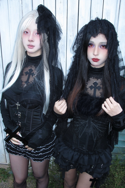 ダークナイトファーコルセット