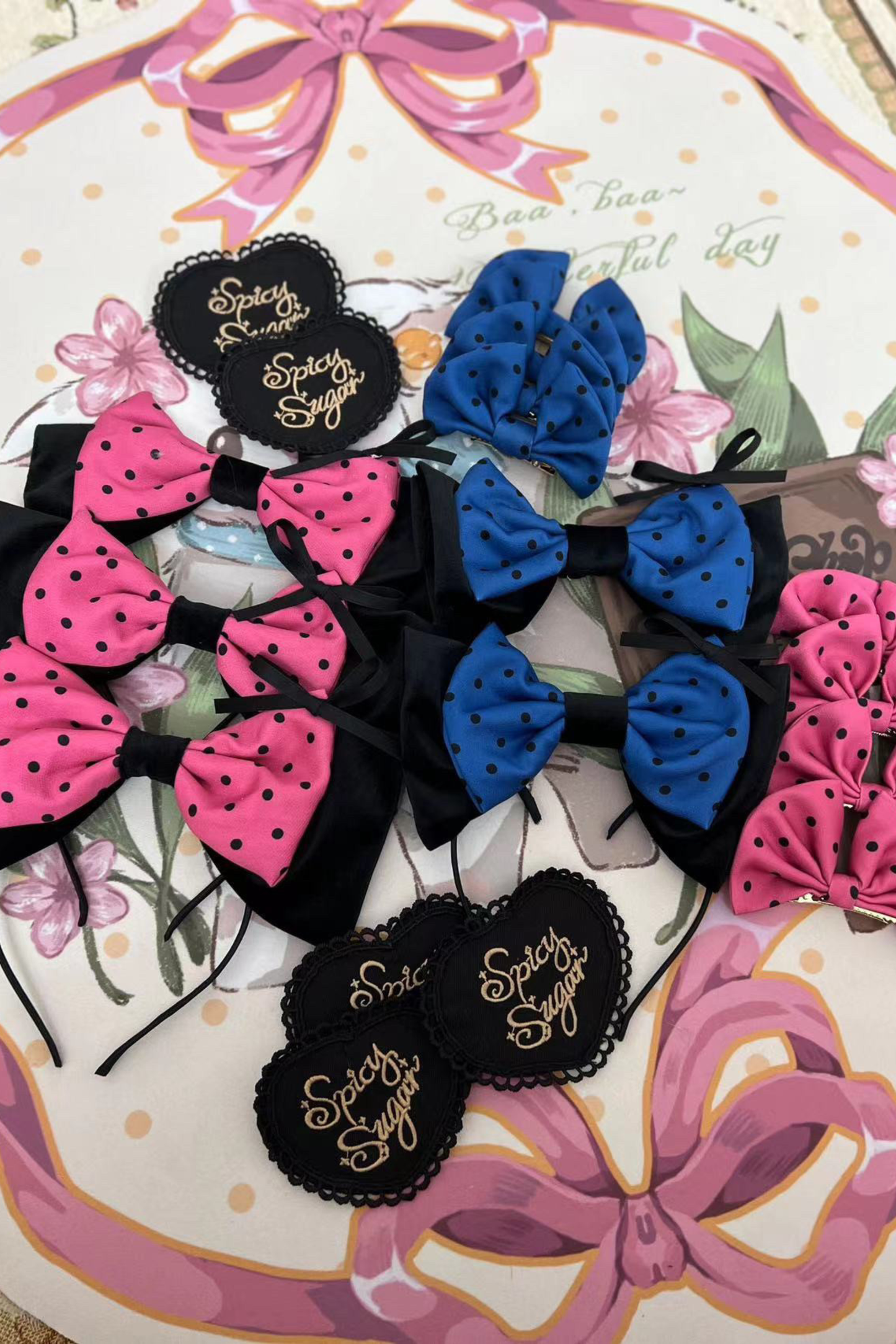 Spicy Candy Lolita Headband + Clip