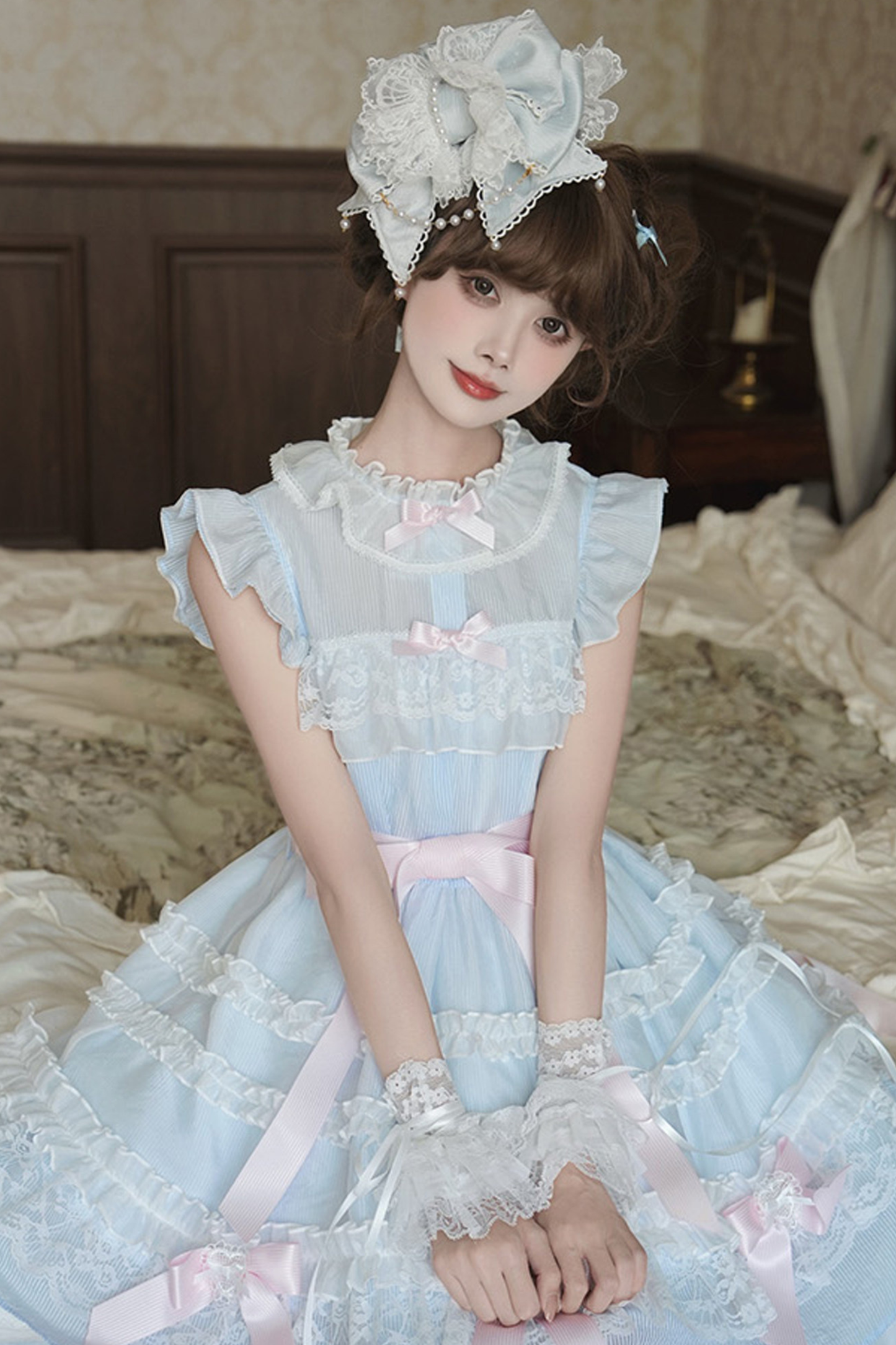 リボンボープリンセスロリータドレス