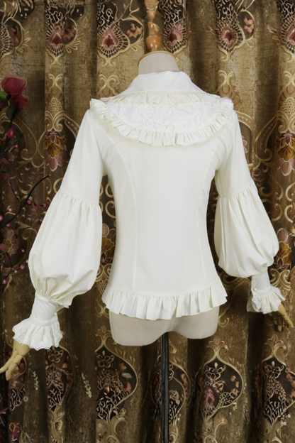 Chiffon Retro Doll Collar Blouse