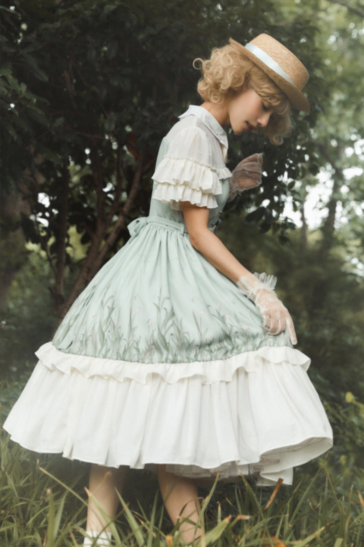 Retro Girly Elegance Dress