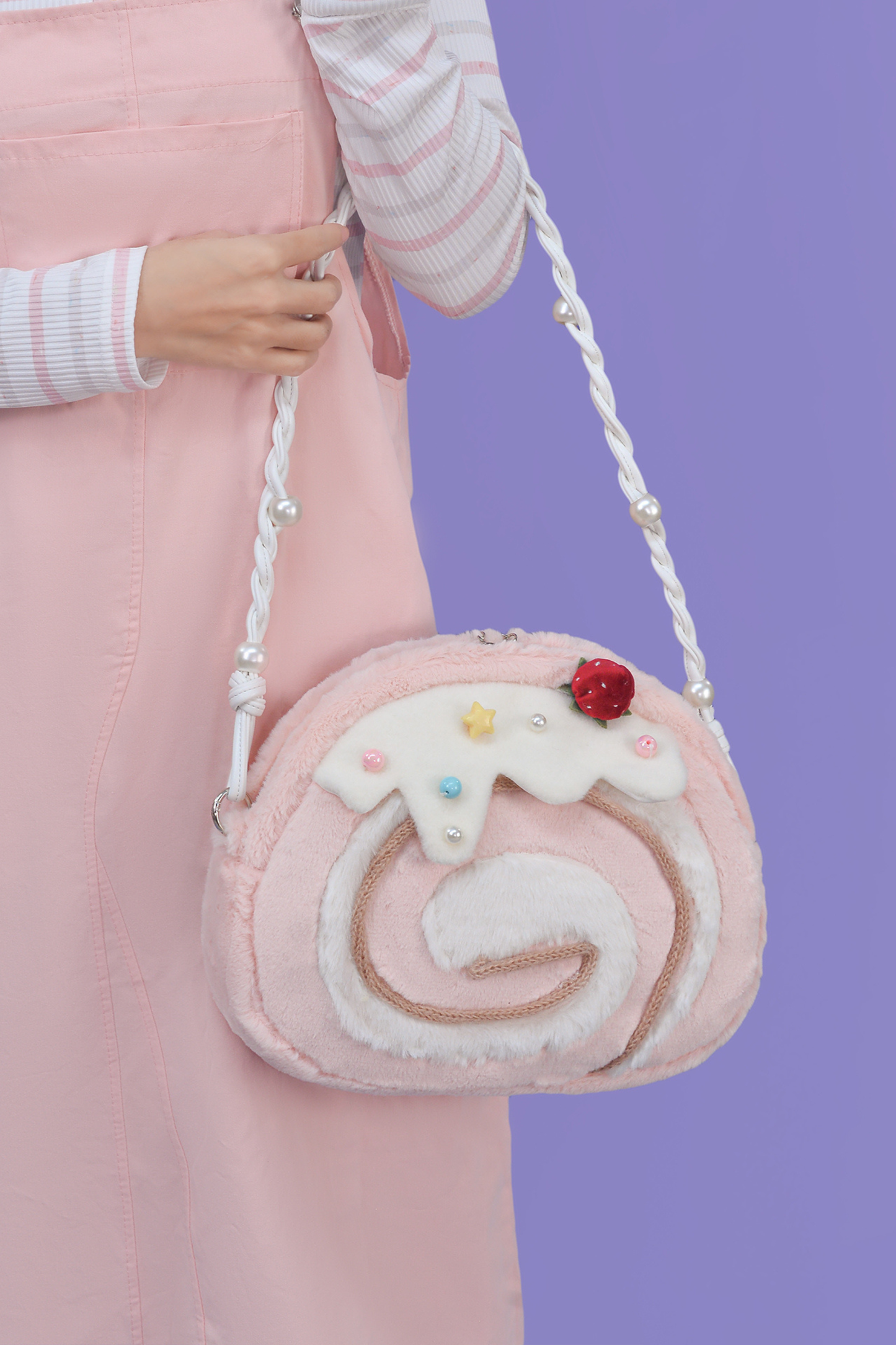 ロールケーキロリータクロスボディバッグ