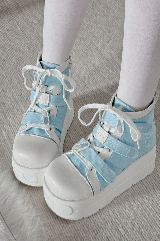 Subculture Round Toe Canvas Shoes