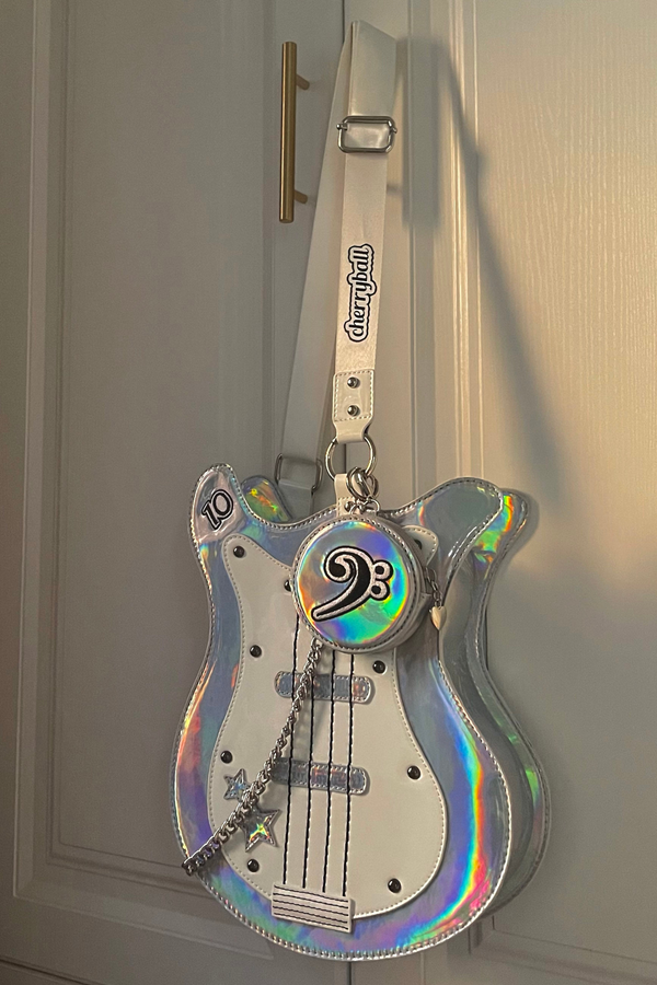 Dark Pop Color Blocking Crossbody Bag