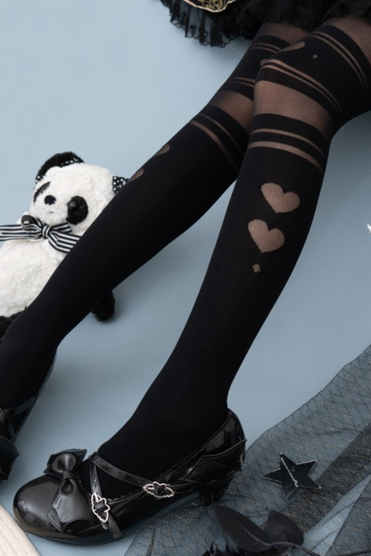 Heart Shear Tights