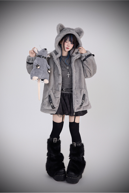 ラットマウススタースーパーキュートファーコート