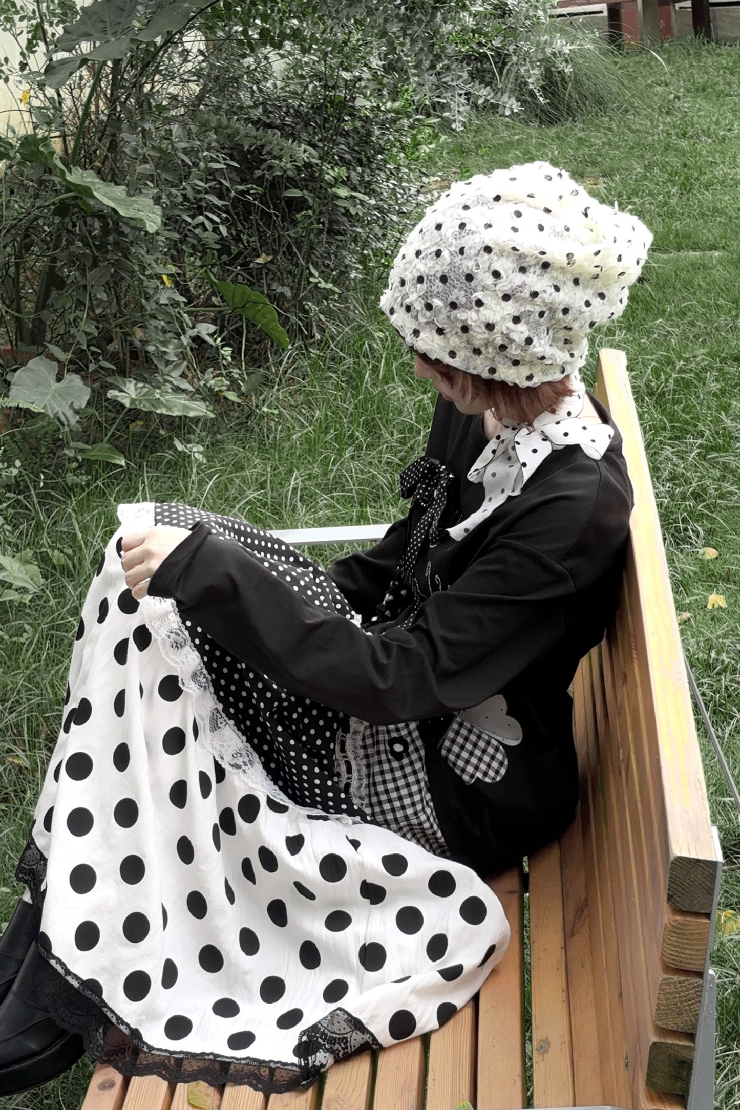 Clover Loose Top + Patchwork Skirt